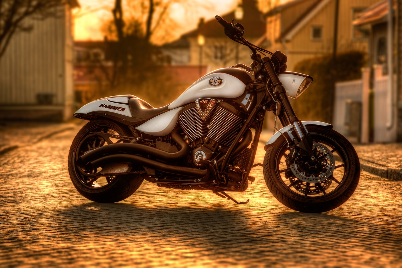 Motorcykel av modellen Hammer