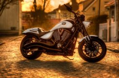 Motorcykel av modellen Hammer