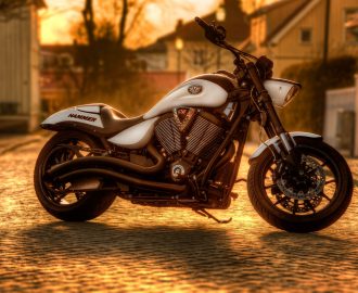 Motorcykel av modellen Hammer