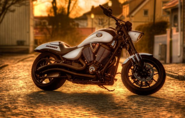Motorcykel av modellen Hammer